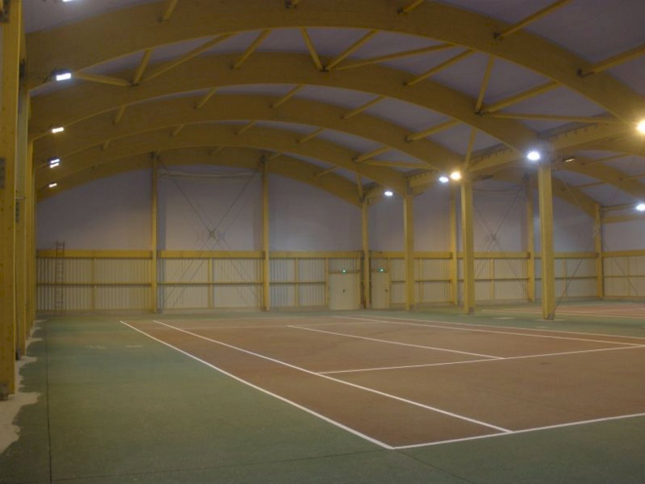 Eclairage terrain de tennis