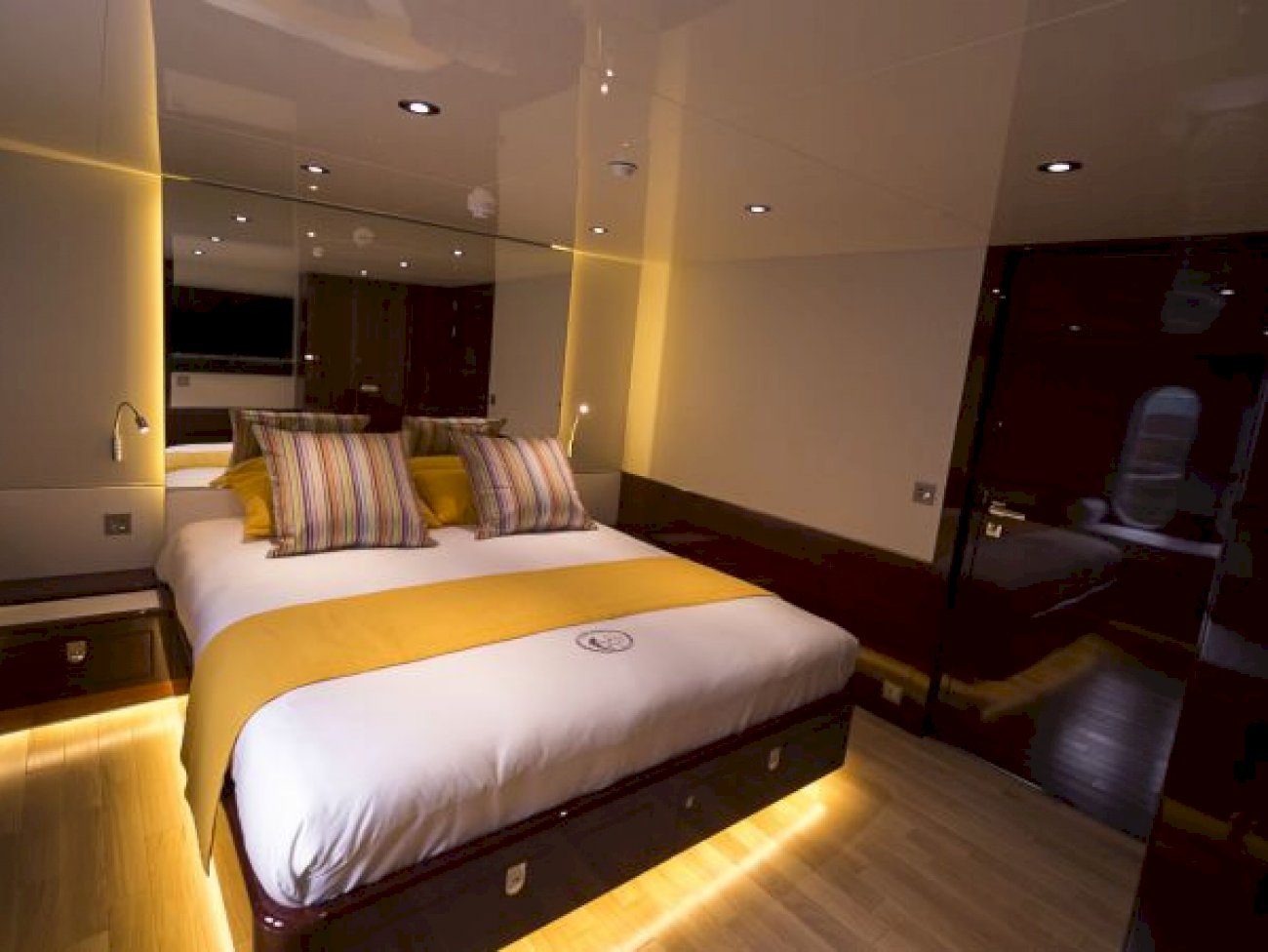 Enigma yacht cabin